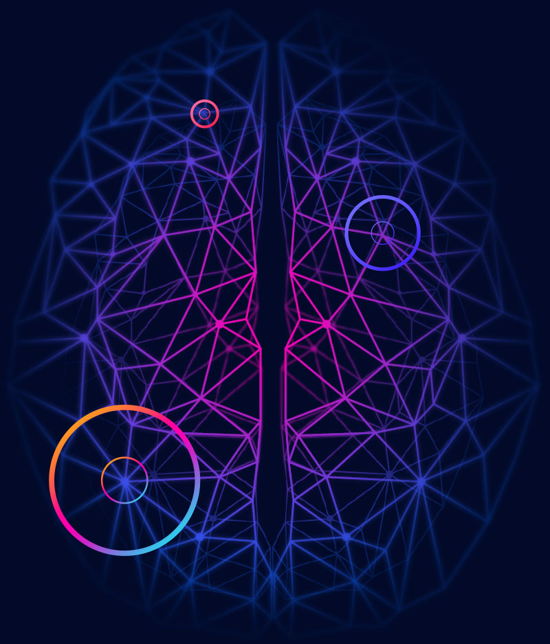 ai-006 image représentation d'un cerveau